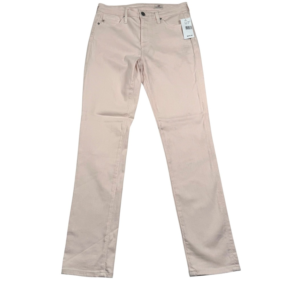 AG Adriano Goldschmied The Prima Ankle Jeans Womens 27 Pink Cigarette New